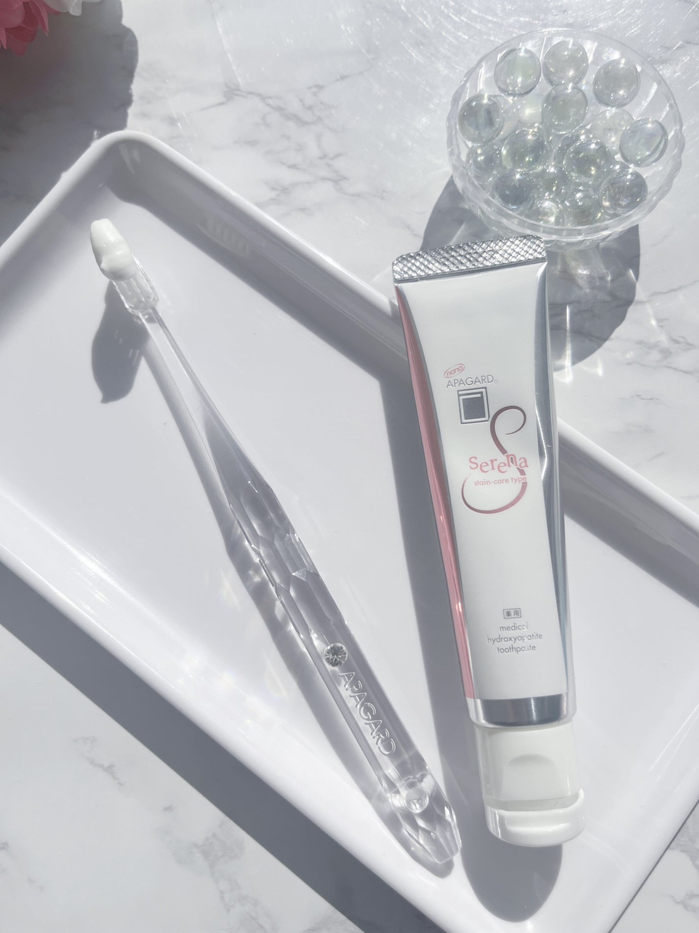 アパガードクリスタル歯ブラシ/アパガード/歯ブラシを使ったクチコミ(2枚目)