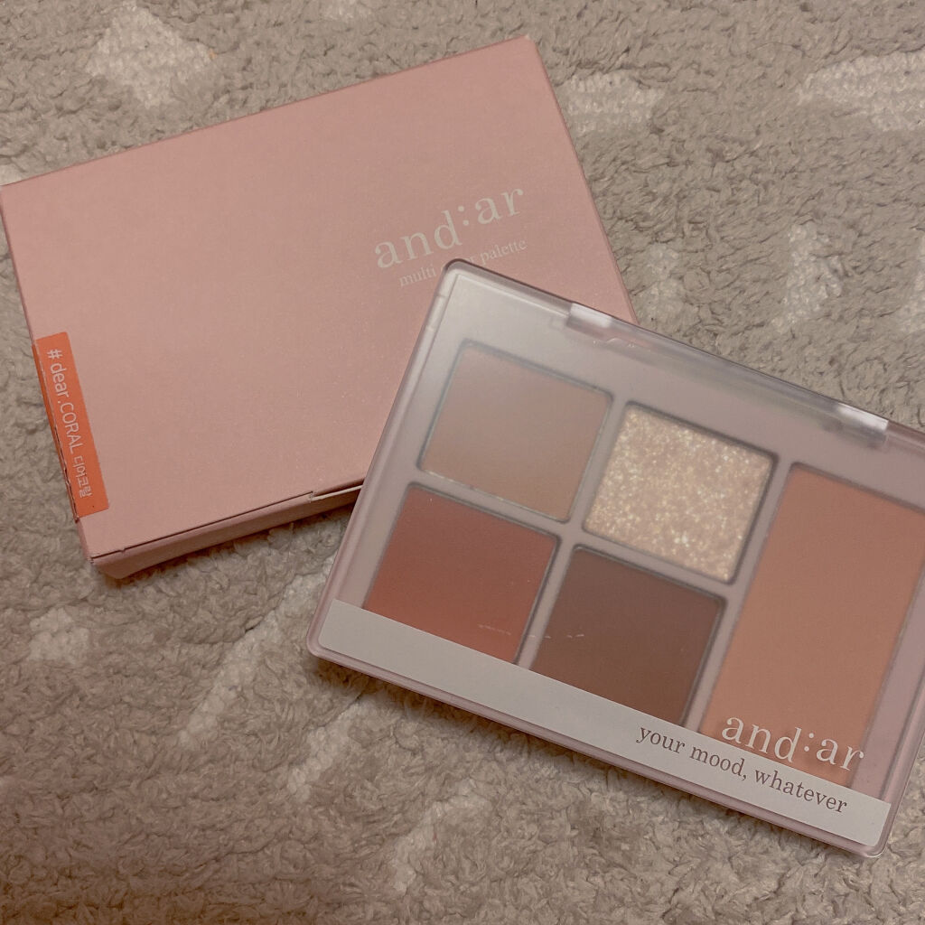 マルチカラーパレット/and:ar/マルチパレットを使ったクチコミ（1枚目）