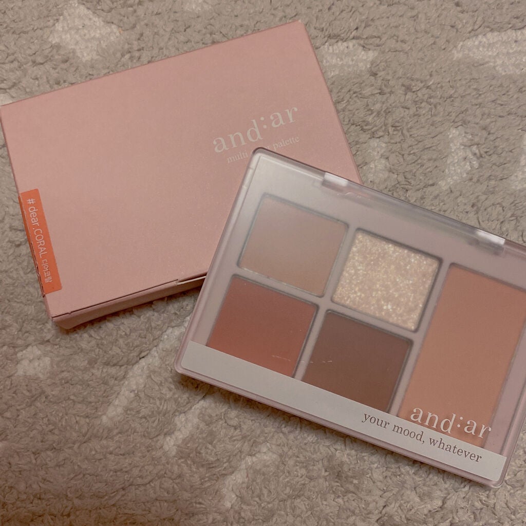 マルチカラーパレット/and:ar/マルチパレットを使ったクチコミ(1枚目)