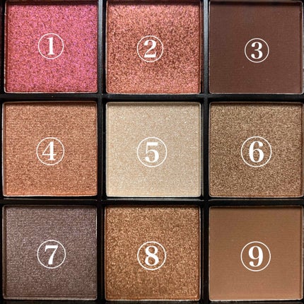 UR GLAM BLOOMING EYE COLOR PALETTE/U R GLAM/アイシャドウパレットを使ったクチコミ(2枚目)