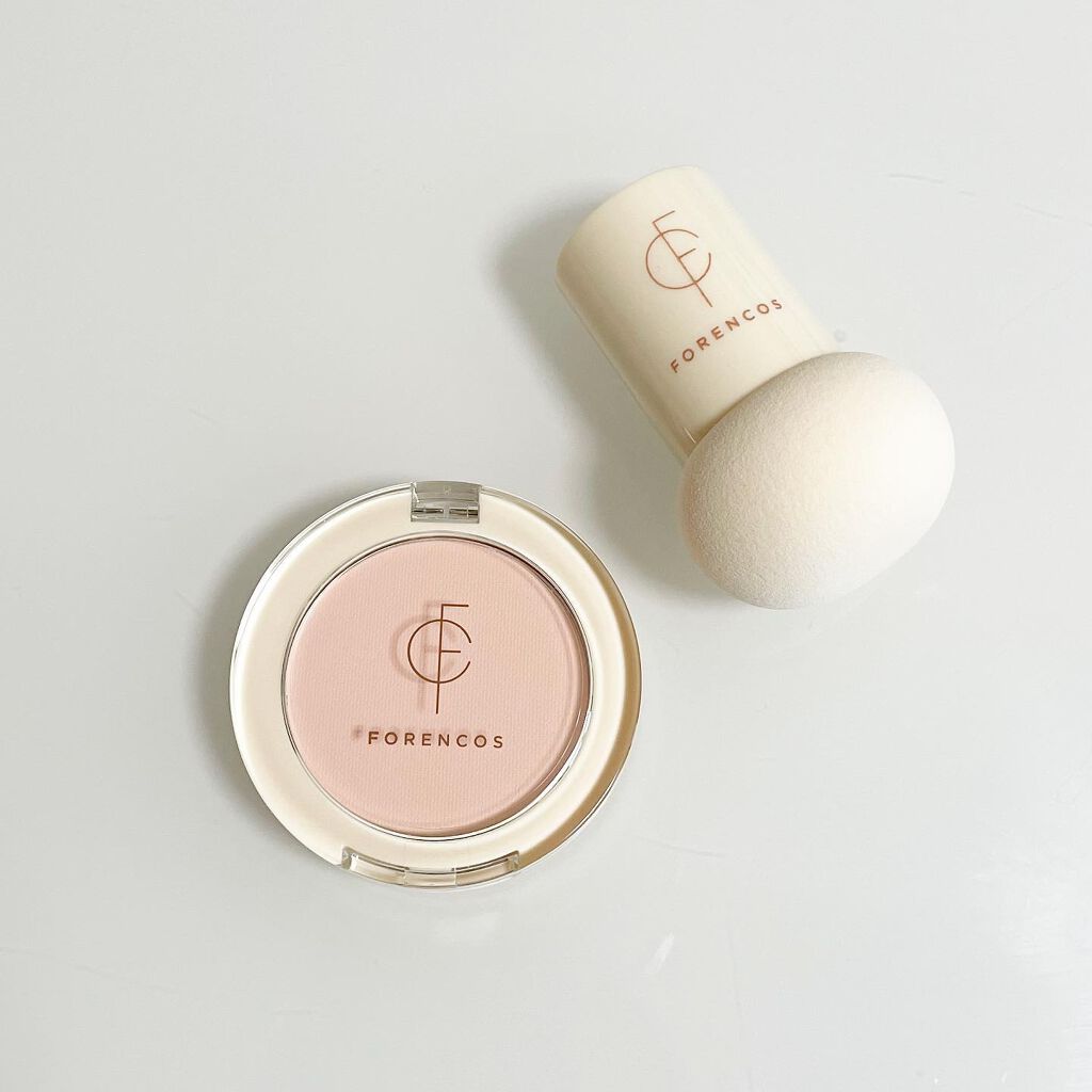 ベアブラッシャー パフ付き/フォレンコス/パウダーチークを使ったクチコミ(1枚目)