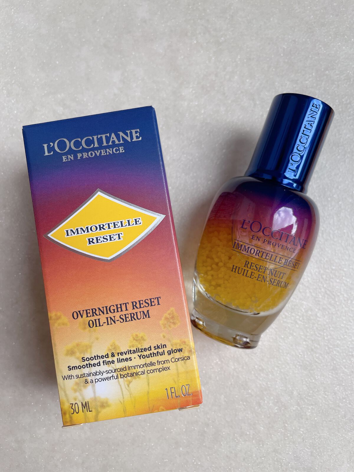 イモーテル オーバーナイトリセットセラム/L'OCCITANE/美容液を使ったクチコミ（1枚目）