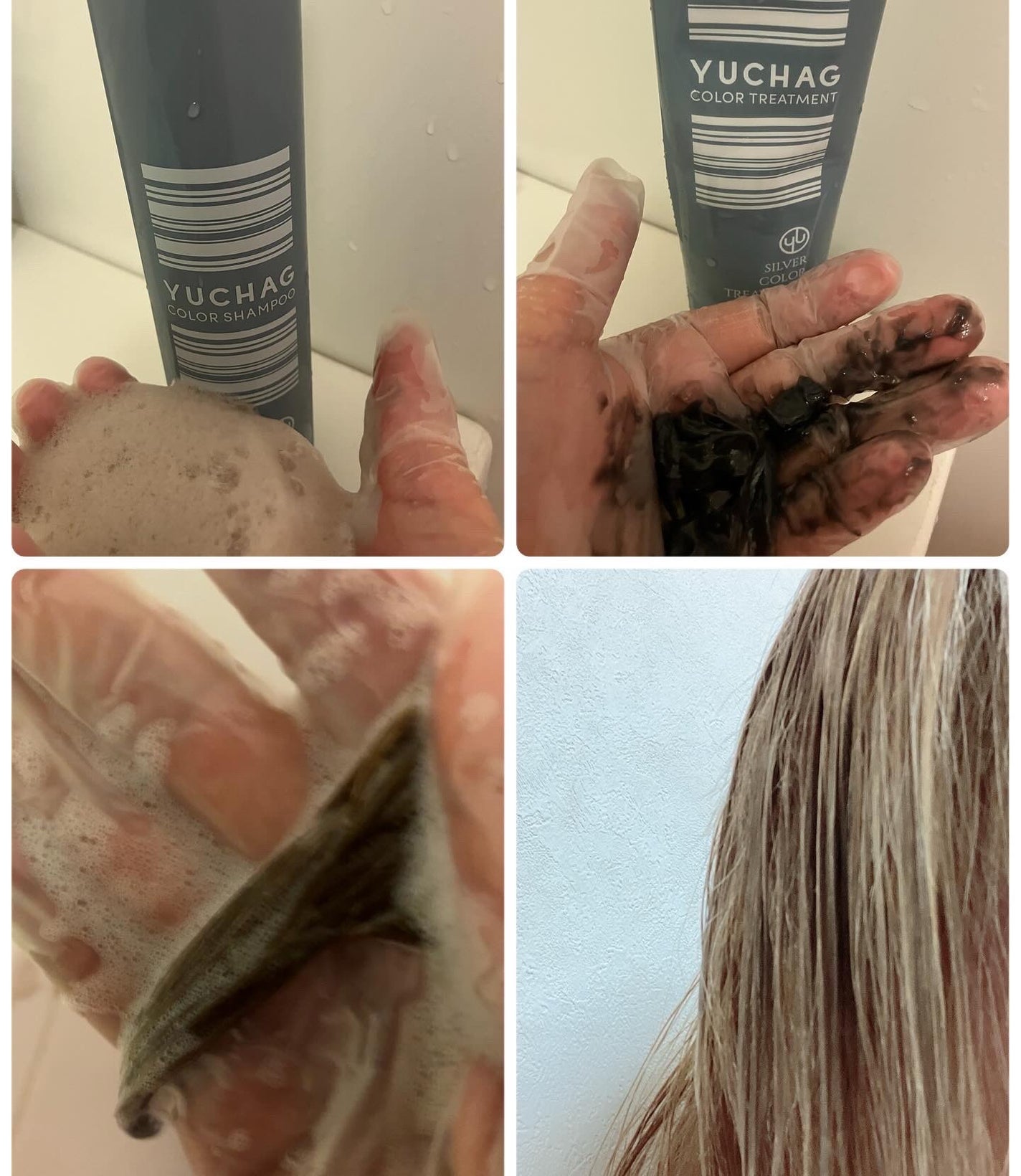 ユチャ カラーシャンプー/カラートリートメント/YUCHAG/市販シャンプーを使ったクチコミ(2枚目)