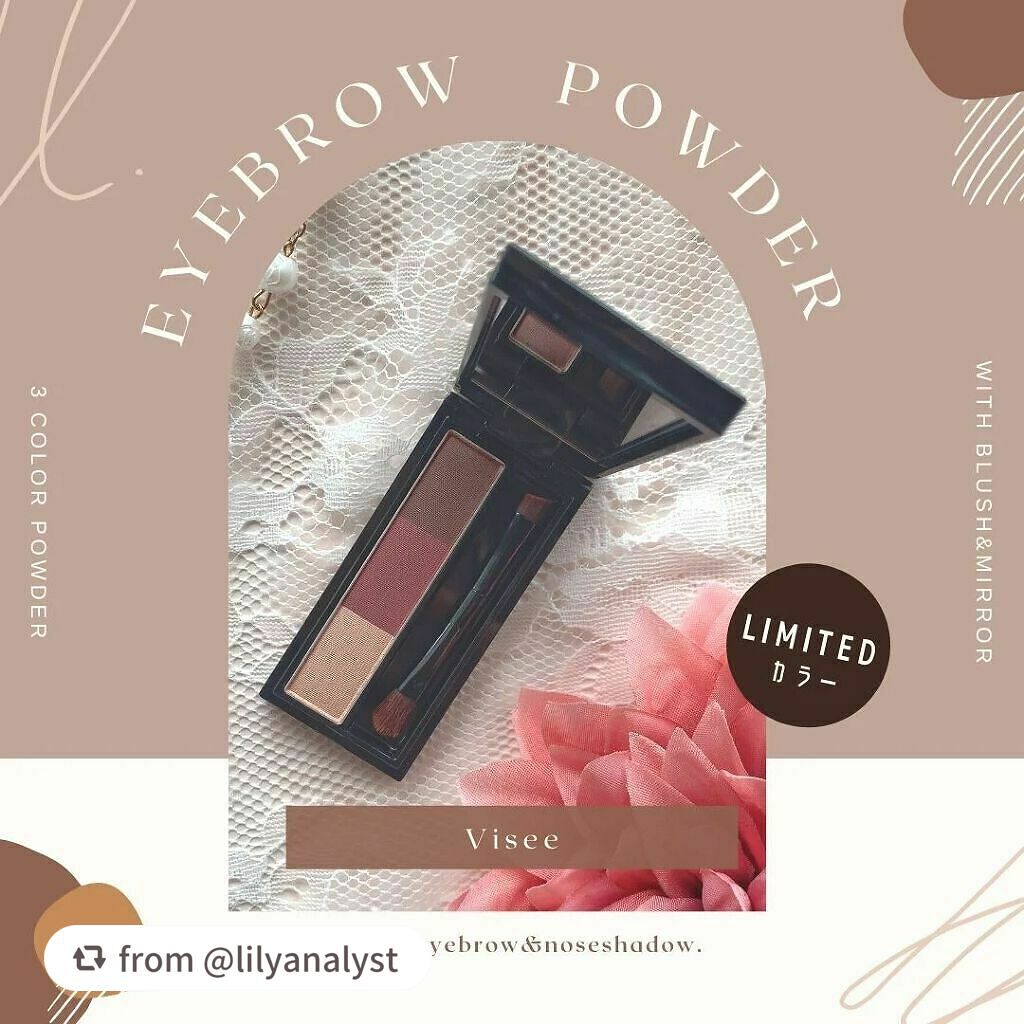 ヴィセ リシェ アイブロウパウダー/Visée/パウダーアイブロウを使ったクチコミ(1枚目)