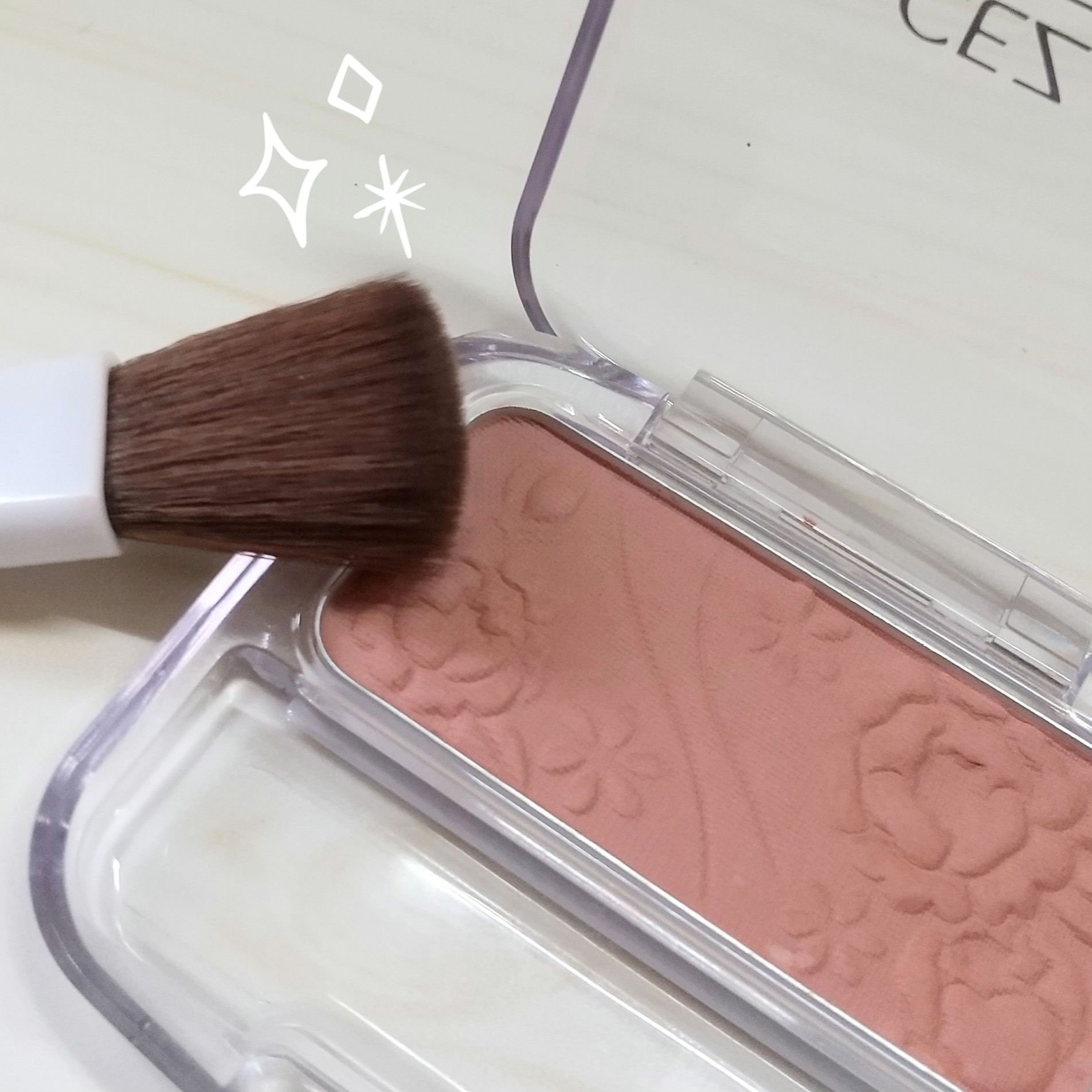 ナチュラル チークN/CEZANNE/パウダーチークを使ったクチコミ（3枚目）