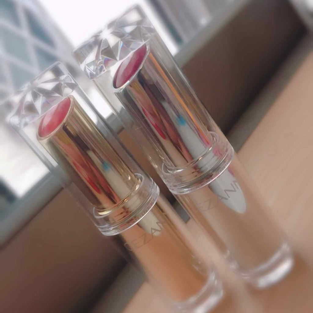 ラスティンググロスリップ/CEZANNE/口紅を使ったクチコミ(3枚目)