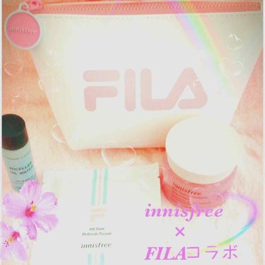 innisfree ×FILA ピンク ブライト キット/innisfree/スキンケアキットを使ったクチコミ（1枚目）