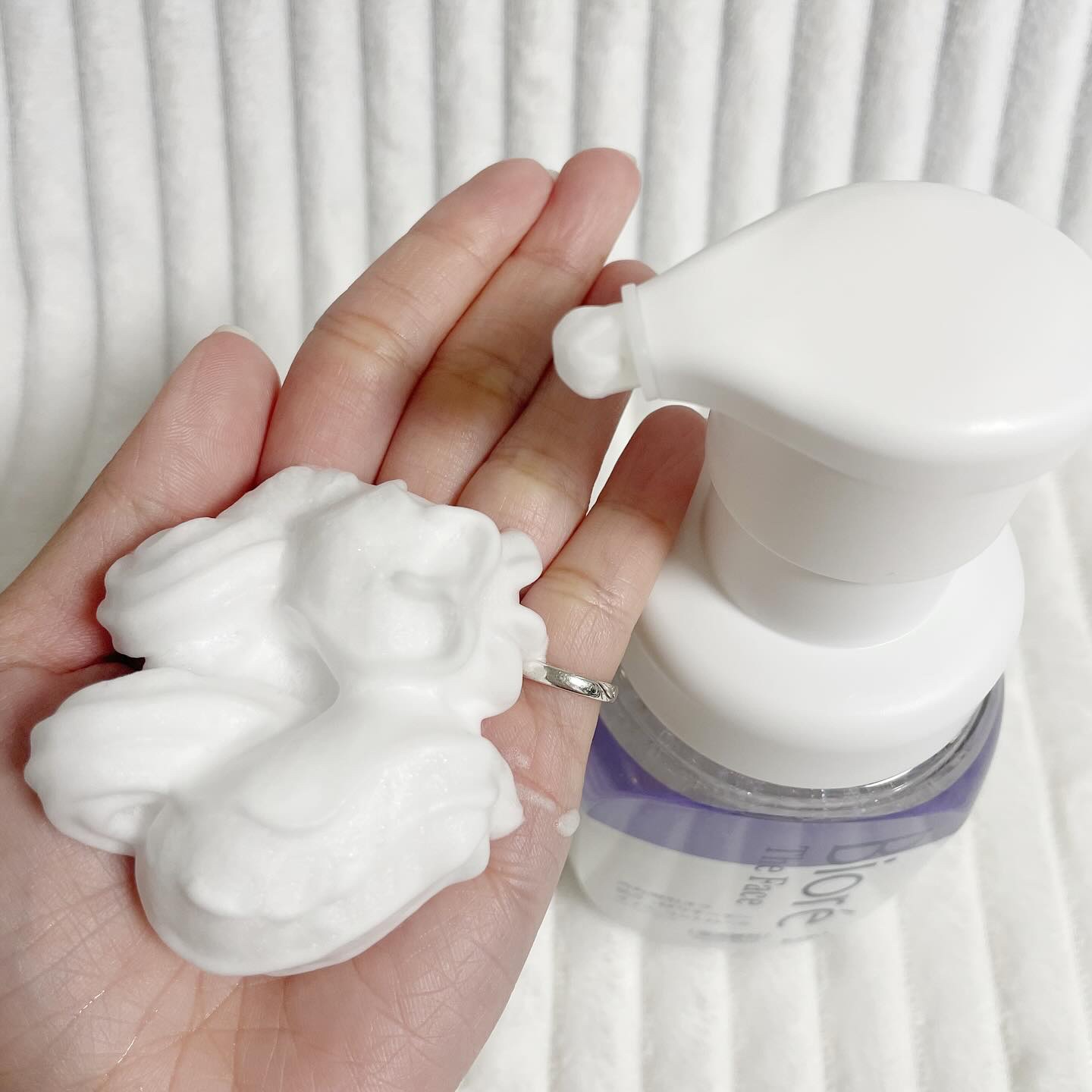 ビオレ ザフェイス 泡洗顔料 スムースクリア/ビオレ/泡洗顔を使ったクチコミ（3枚目）