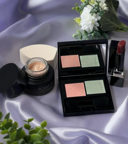 カネボウ ムードブースティングブラッシュ EX1 Ephemeral Shell Pink/KANEBO/パウダーチークを使ったクチコミ(2枚目)