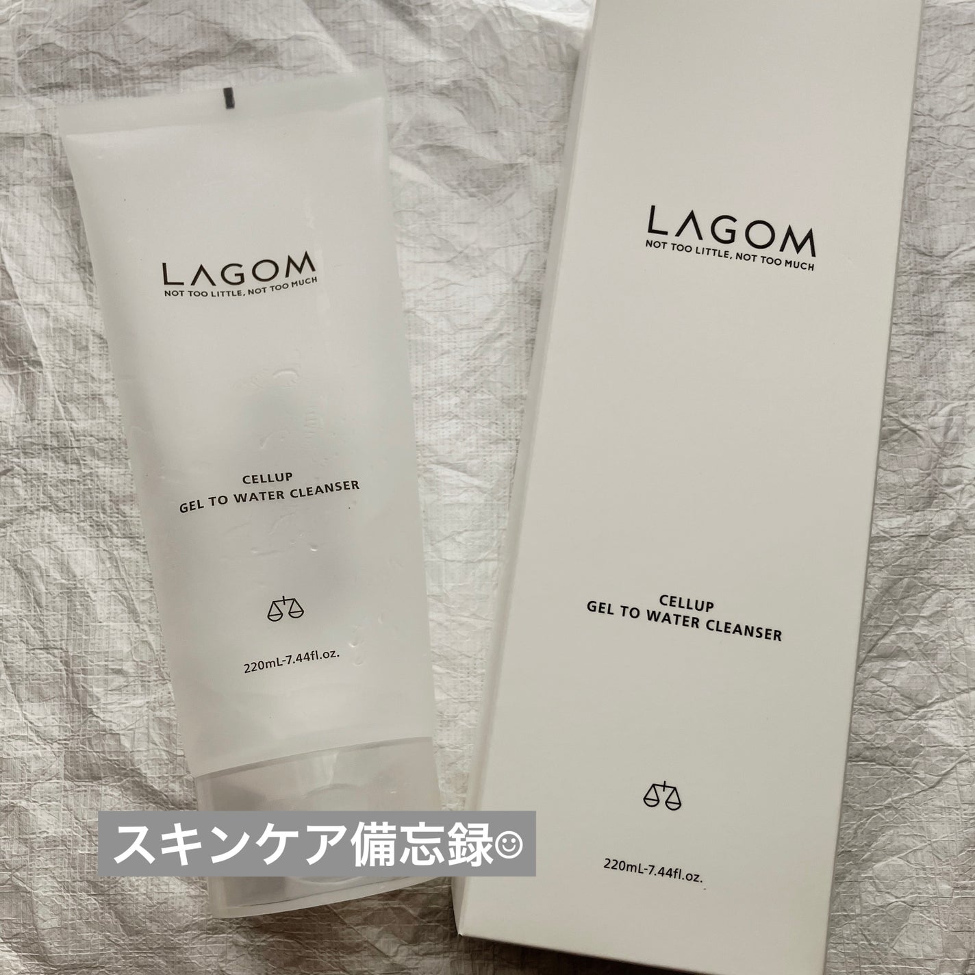 ラゴム ジェルトゥウォーター クレンザー(朝用洗顔)/LAGOM /その他洗顔料を使ったクチコミ(1枚目)