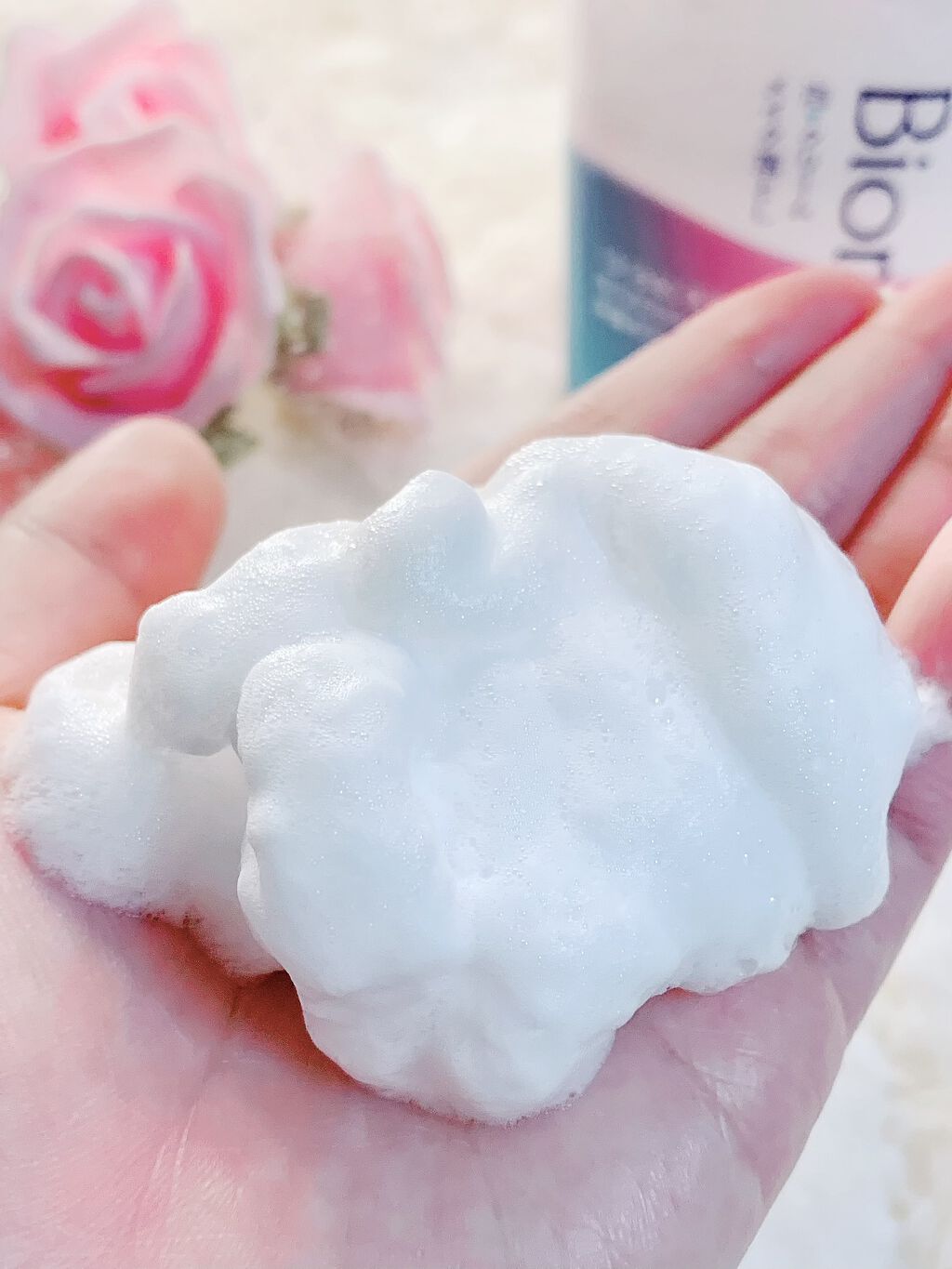 泡クリームメイク落とし/ビオレ/クレンジングクリームを使ったクチコミ(2枚目)