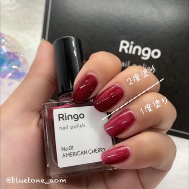 ⋆͛🦖⋆͛aomi on LIPS 「RingonailpolishNo.1AMERICANCHER..」（7枚目）