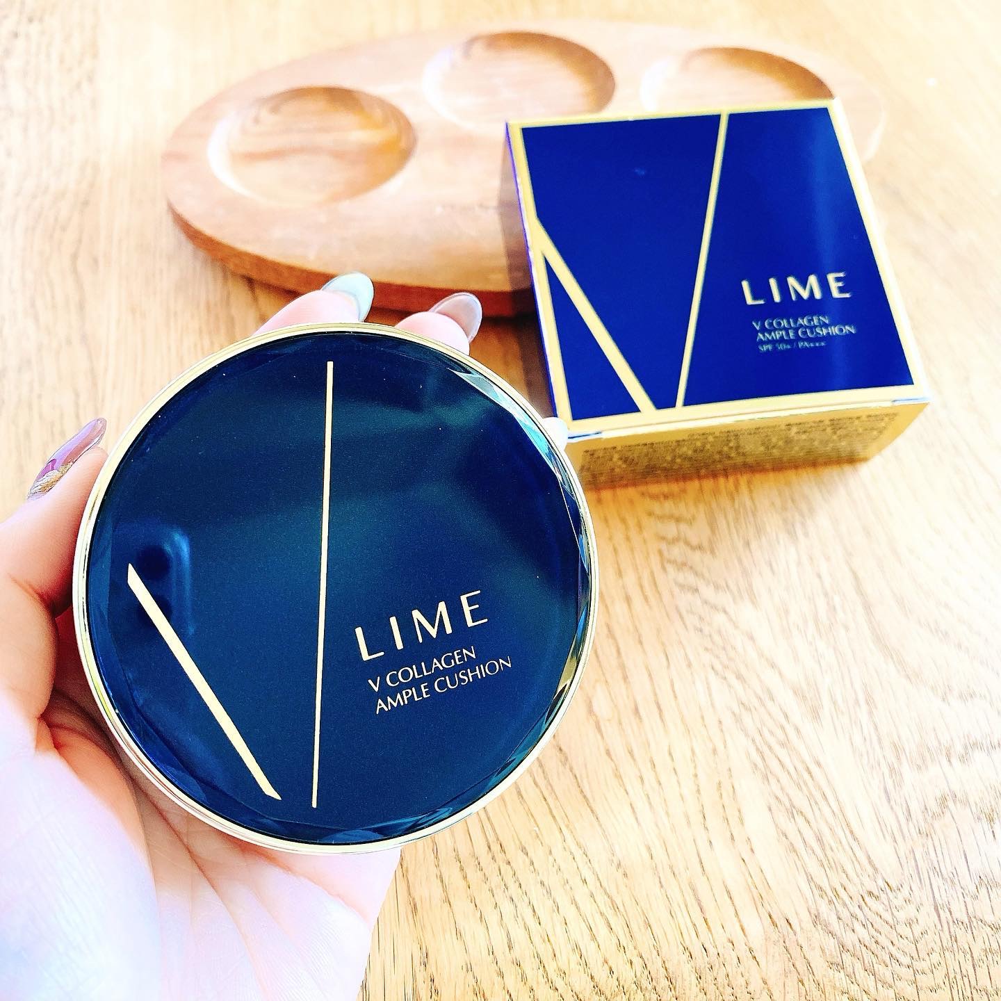 V コラーゲン アンプル クッション ＃20 Skin Beige/LIME/クッションファンデーションを使ったクチコミ（1枚目）