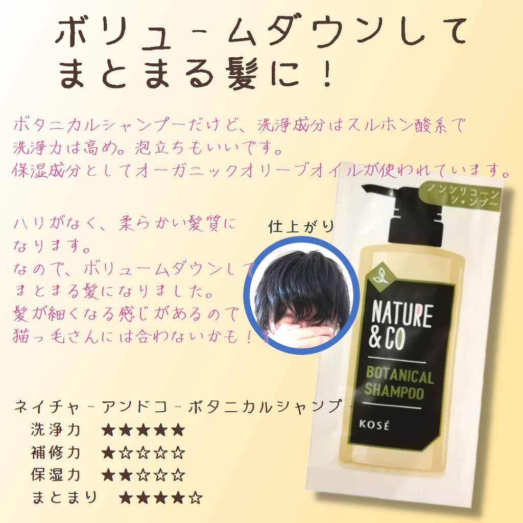 ボタニカル シャンプー/Nature & Co/市販シャンプーを使ったクチコミ（1枚目）