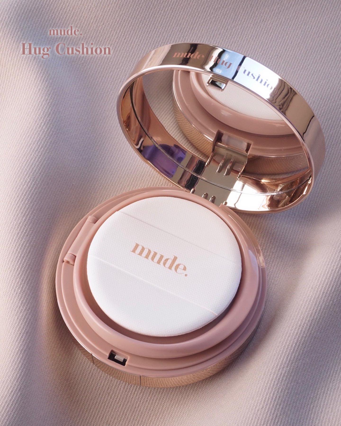 ハグクッション 23ベージュ/mude./クッションファンデーションを使ったクチコミ（2枚目）