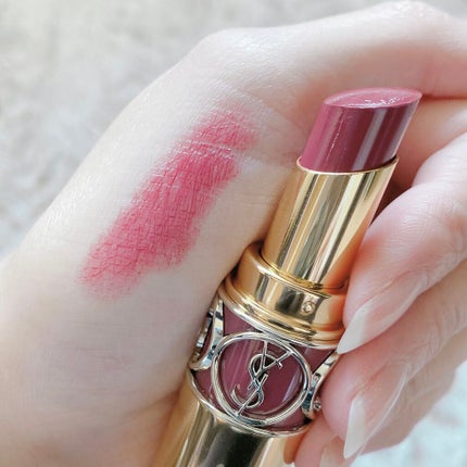 ルージュ ヴォリュプテ シャイン/YVES SAINT LAURENT BEAUTE/口紅を使ったクチコミ(4枚目)