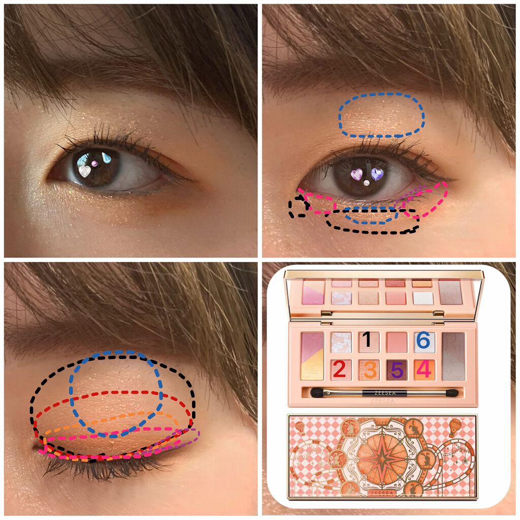 ZEESEA「ファンタジーパーク」12色アイシャドウパレット/ZEESEA/アイシャドウパレットを使ったクチコミ(2枚目)