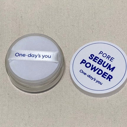 ポアセバムパウダー/One-day's you/ルースパウダーを使ったクチコミ(5枚目)
