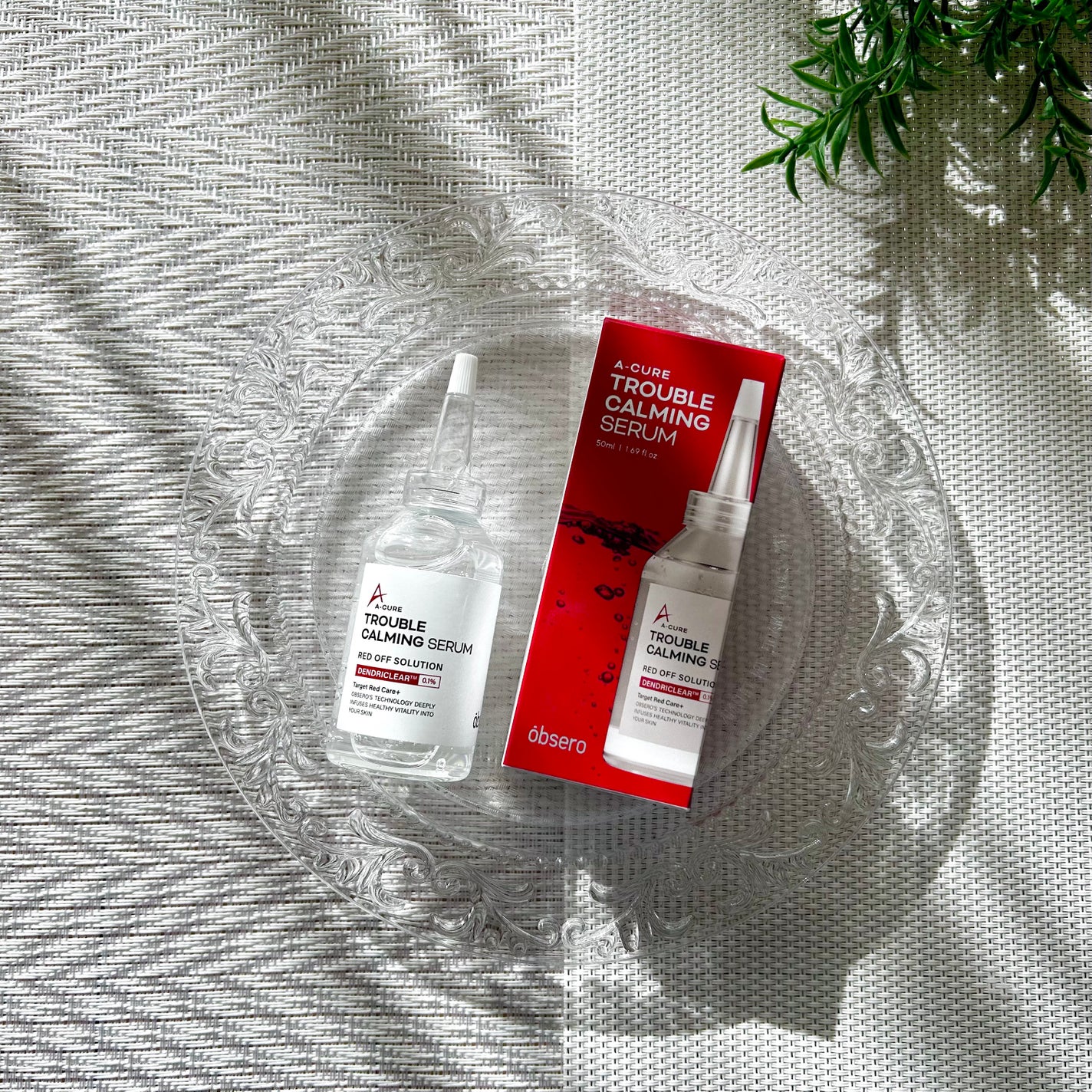 エーキュアトラブルカーミングセラム/obsero/美容液を使ったクチコミ(1枚目)