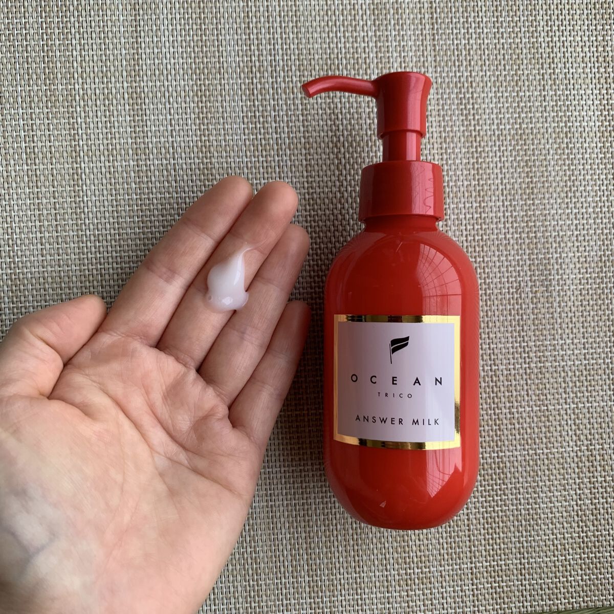 アンサーミルク/OCEAN TRICO/ヘアミルクを使ったクチコミ（2枚目）