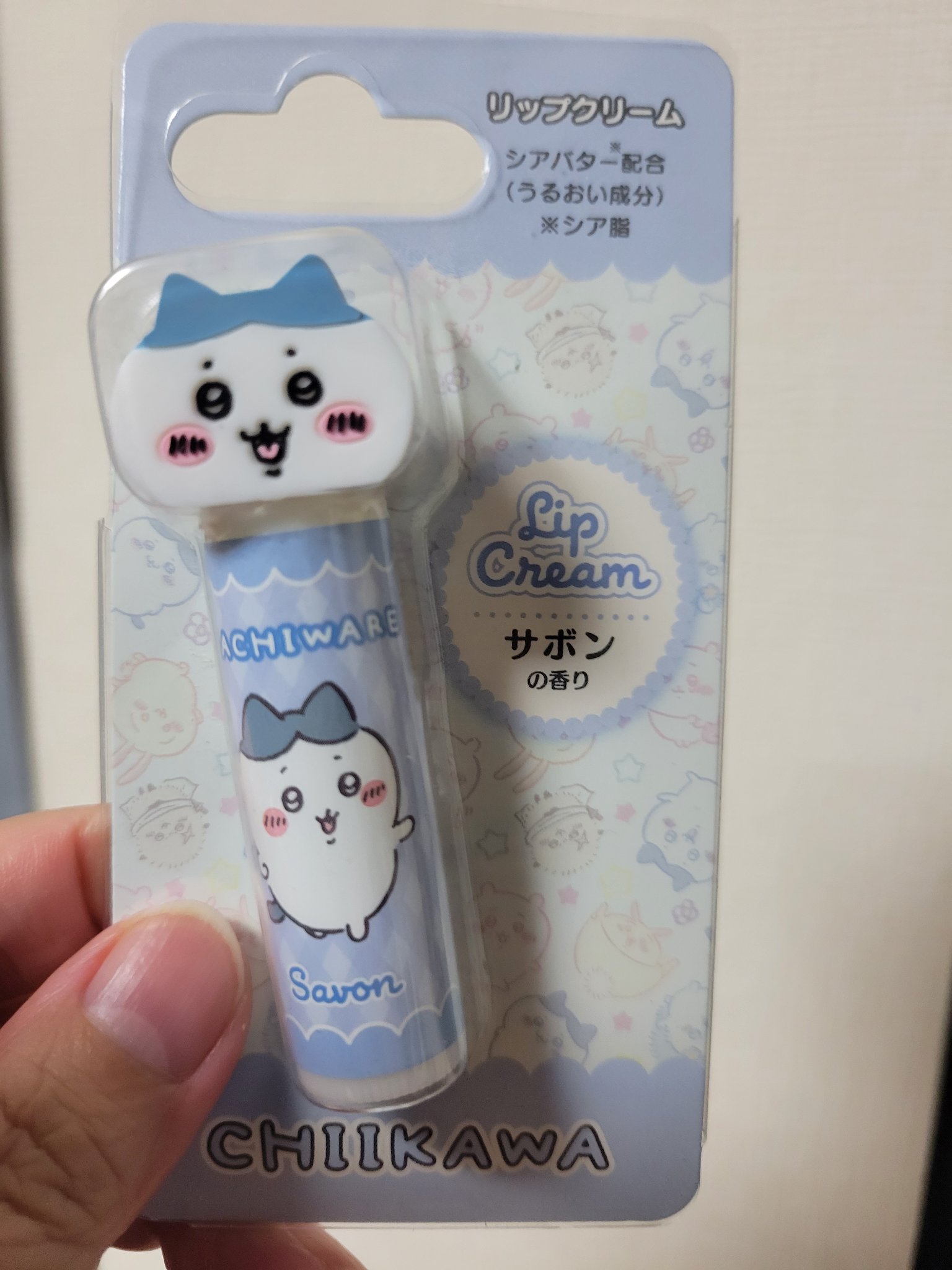 ちいかわ マスコット付きリップクリーム/RACE/リップクリームを使ったクチコミ（1枚目）