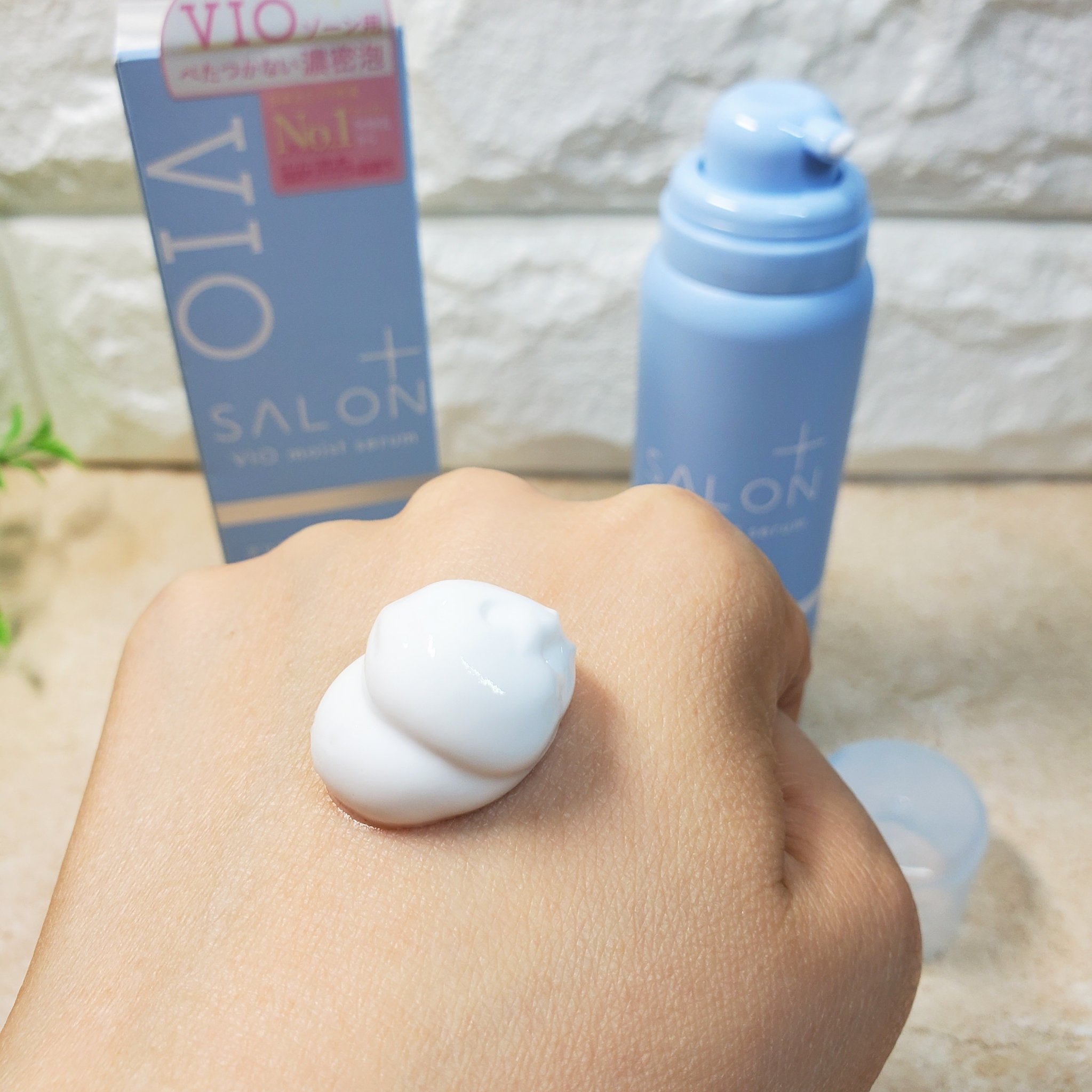 サロンプラス V.I.O 濃密泡セラム/サロンプラス/デリケートゾーンケアを使ったクチコミ（2枚目）