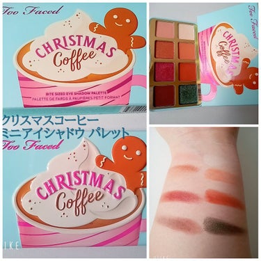 クリスマスコーヒー ミニ アイシャドウ パレット/Too Faced/パウダーアイシャドウを使ったクチコミ（2枚目）