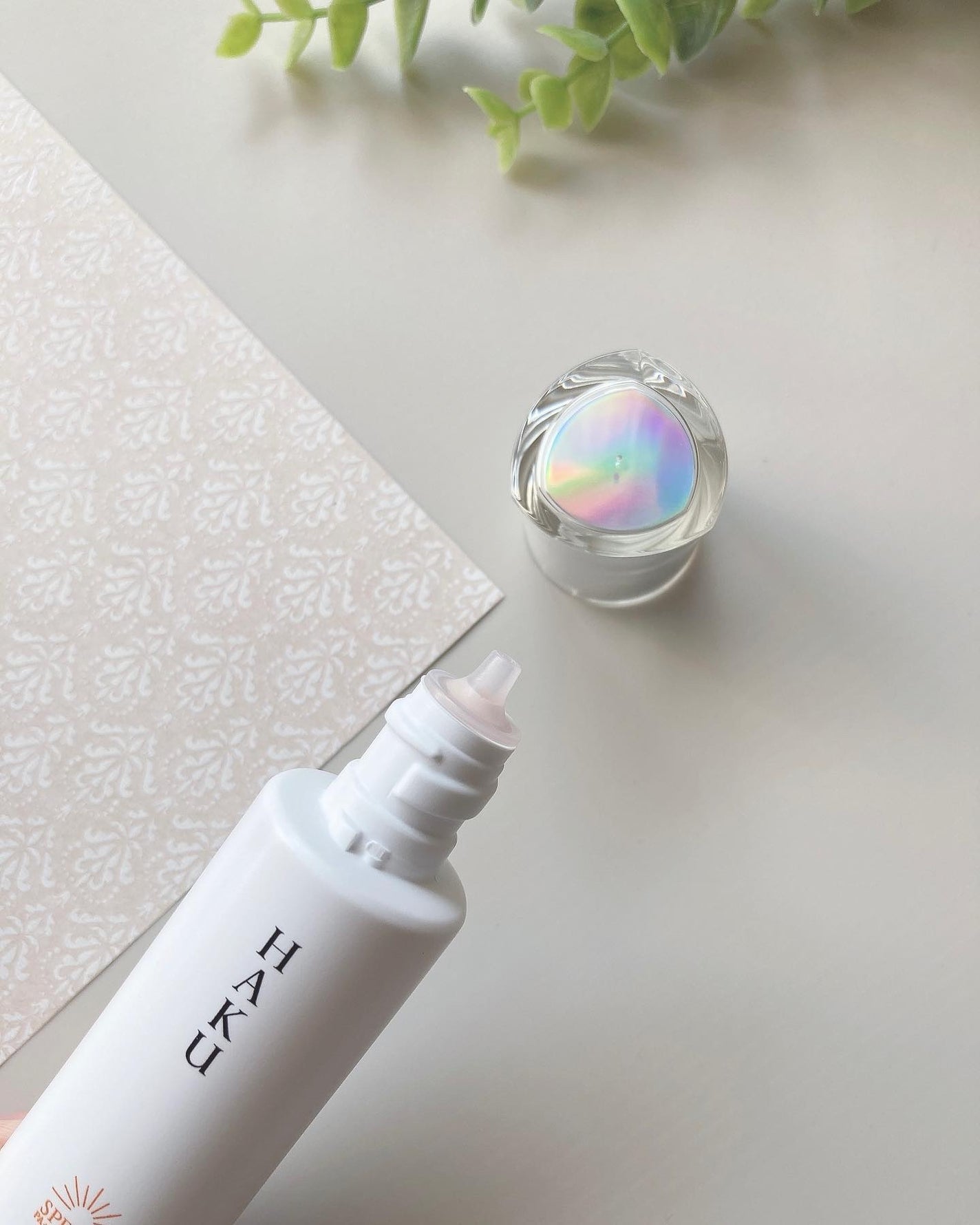 薬用 日中美白美容液UV/HAKU/日焼け止めローションを使ったクチコミ(2枚目)