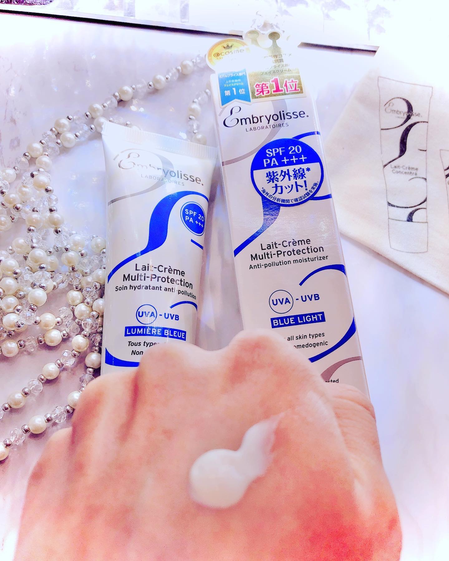 アンブリオリス イドラクリーム ライト/アンブリオリス/フェイスクリームを使ったクチコミ（3枚目）