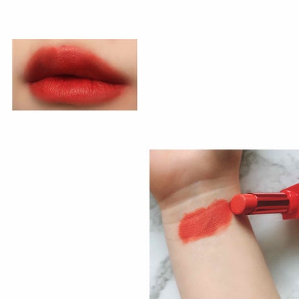 ルージュ アンリミテッド マット/shu uemura/口紅を使ったクチコミ(2枚目)