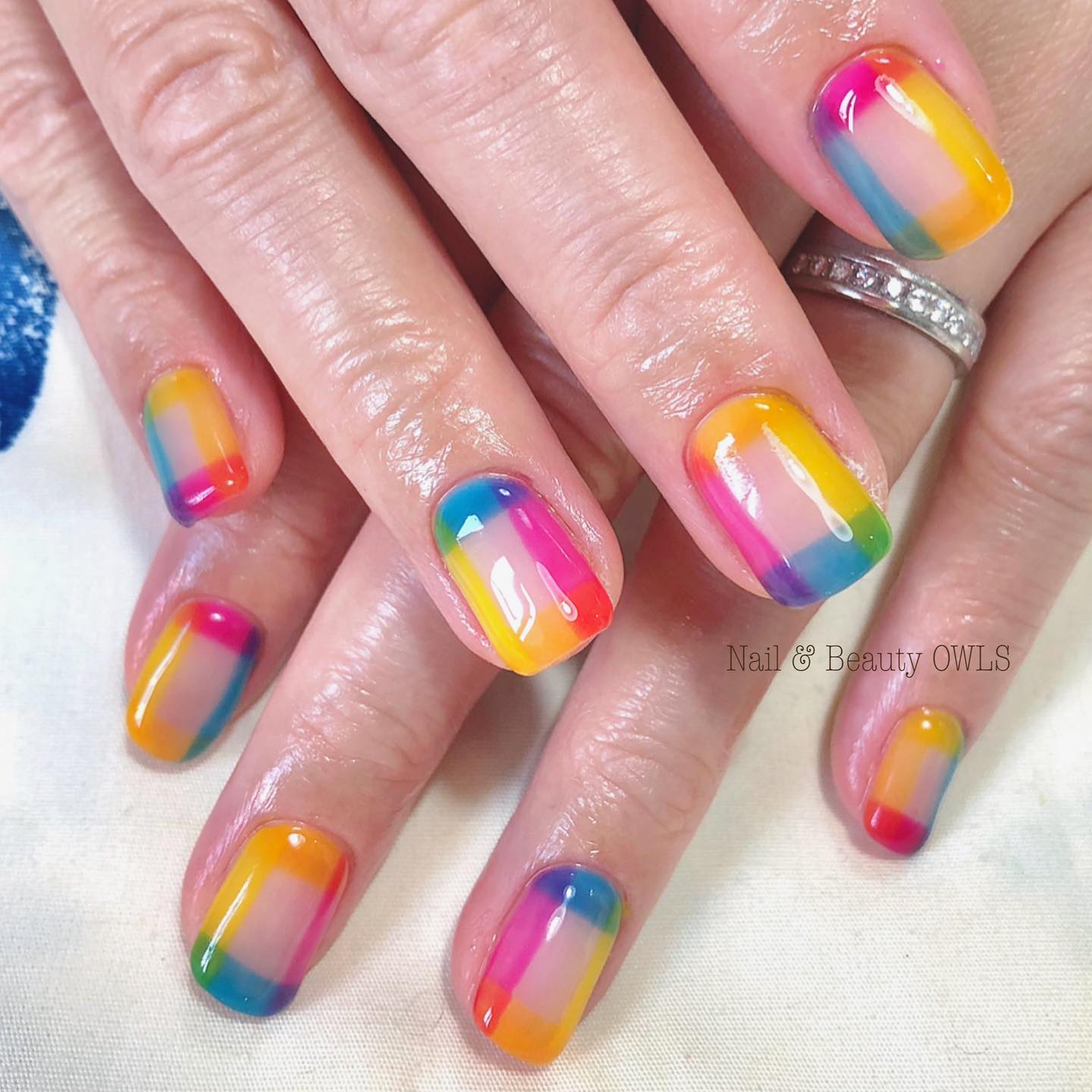 #カラフルネイル,#個性的ネイル,#個性派ネイル,#シンプルネイルのネイルデザイン