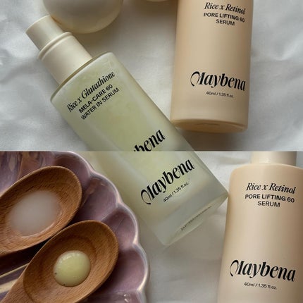 ライスX グルタチオン メラケアー60 ウォーターインセラム/MAYBENA/美容液を使ったクチコミ(4枚目)