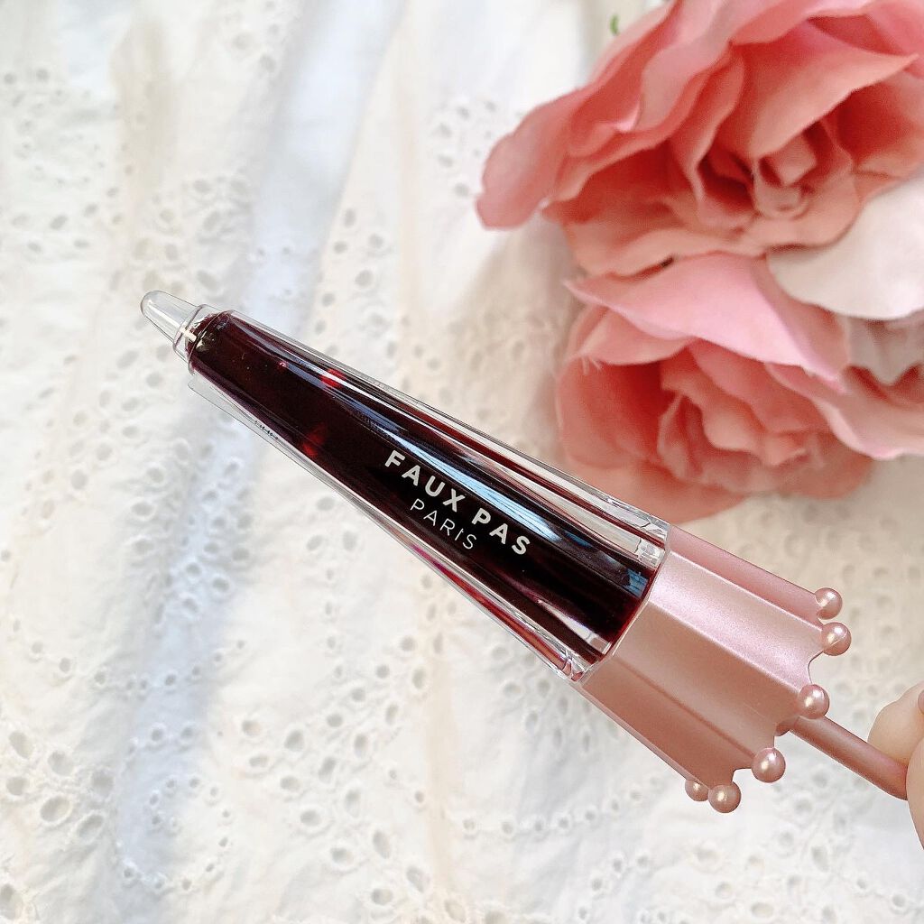 ウォーターアンブレラティント リップ/FAUX PAS PARIS/リップティントを使ったクチコミ（2枚目）