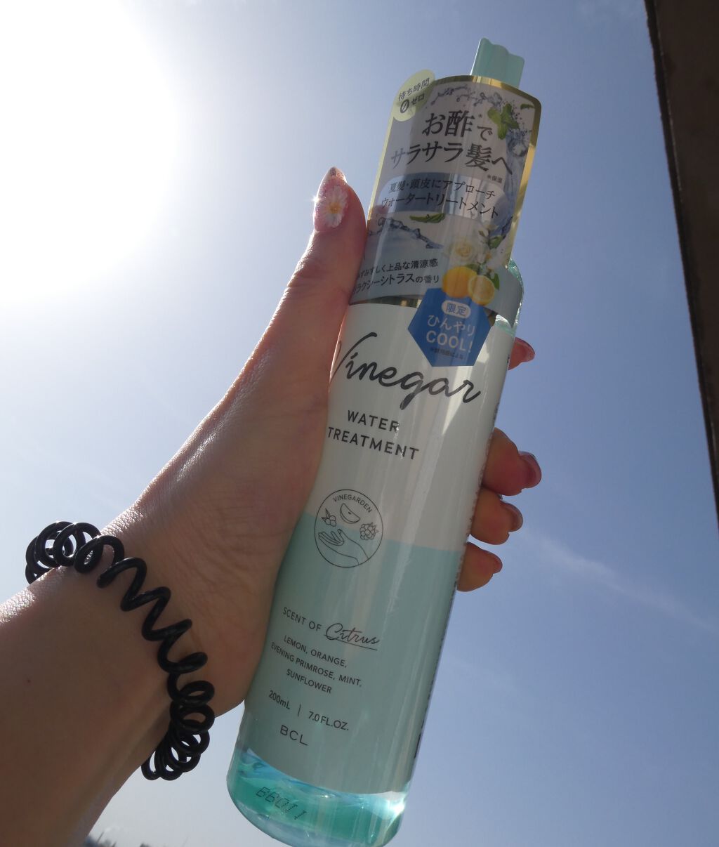 ウォータートリートメント クール/ビネガーデン/洗い流すヘアトリートメントを使ったクチコミ（3枚目）
