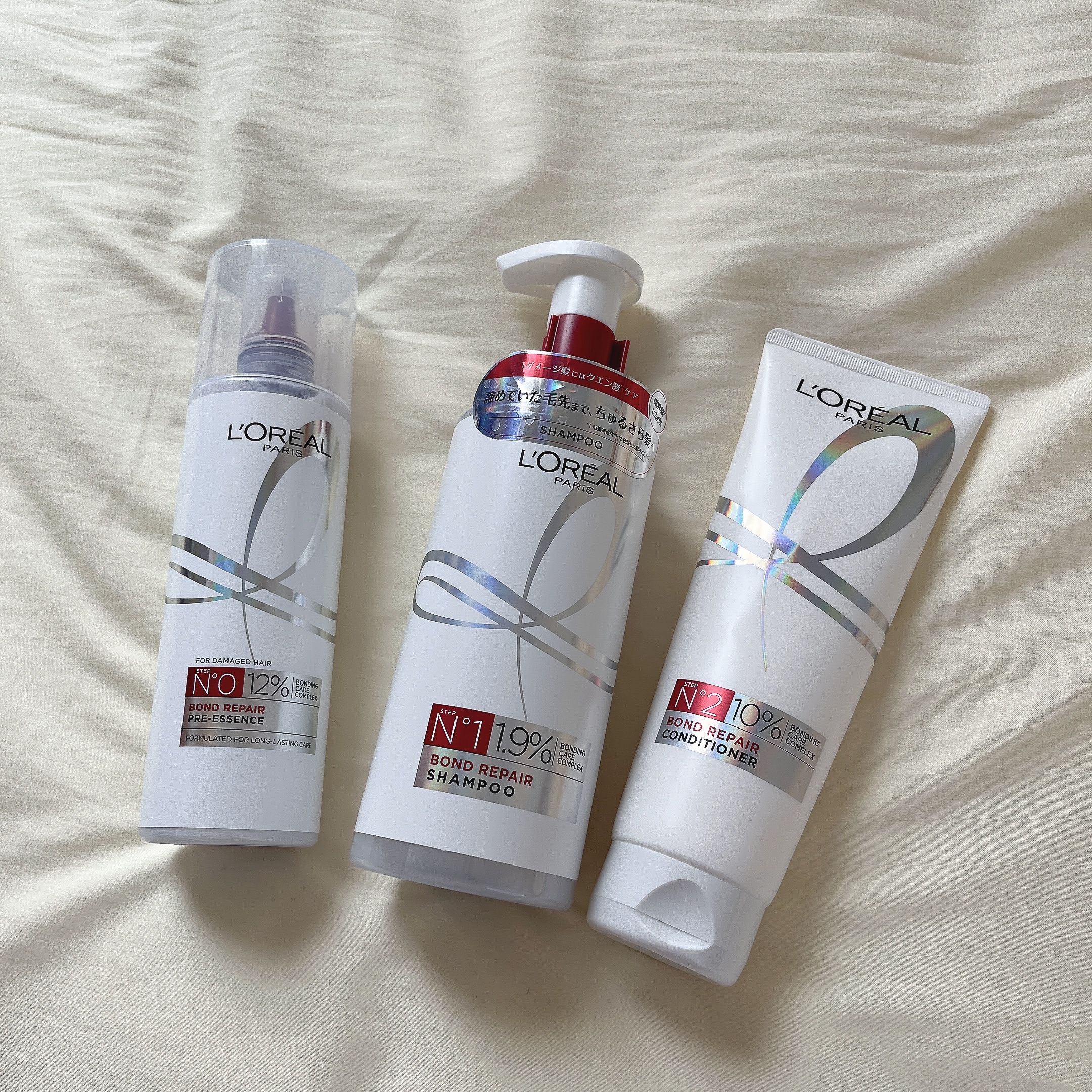 ロレアル パリ ボンド リペア シャンプー／コンディショナー/ロレアル パリ/市販シャンプーを使ったクチコミ（1枚目）