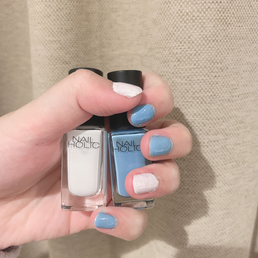 ネイルホリック Milky color BL917/ネイルホリック/マニキュアを使ったクチコミ（1枚目）