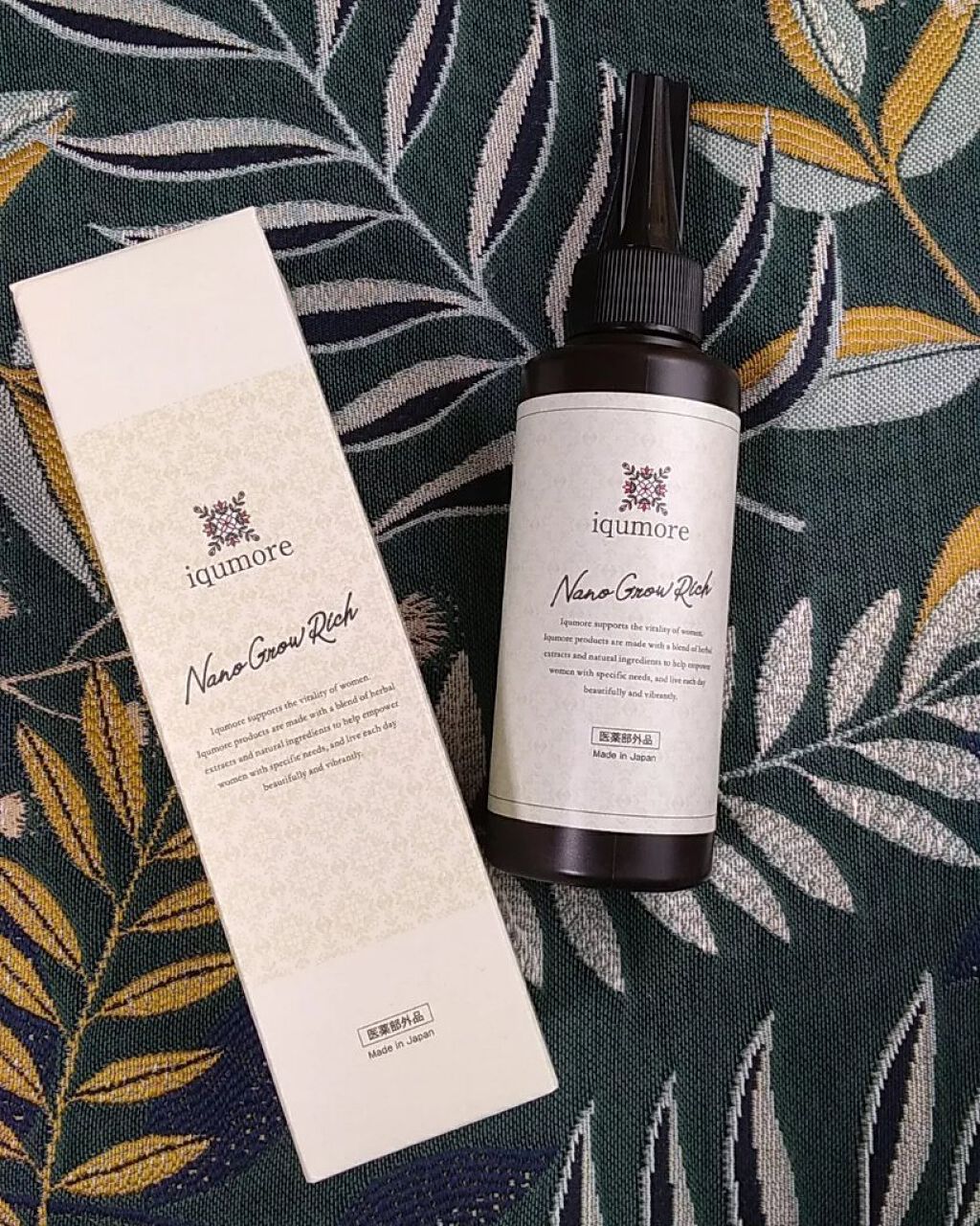 ナノグロウリッチ/iqumore/頭皮ローションを使ったクチコミ（1枚目）