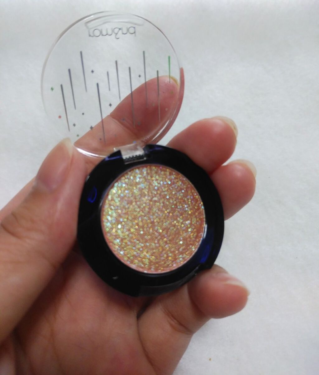 グリッター シャドウ カラー/rom&nd/グリッターを使ったクチコミ(2枚目)