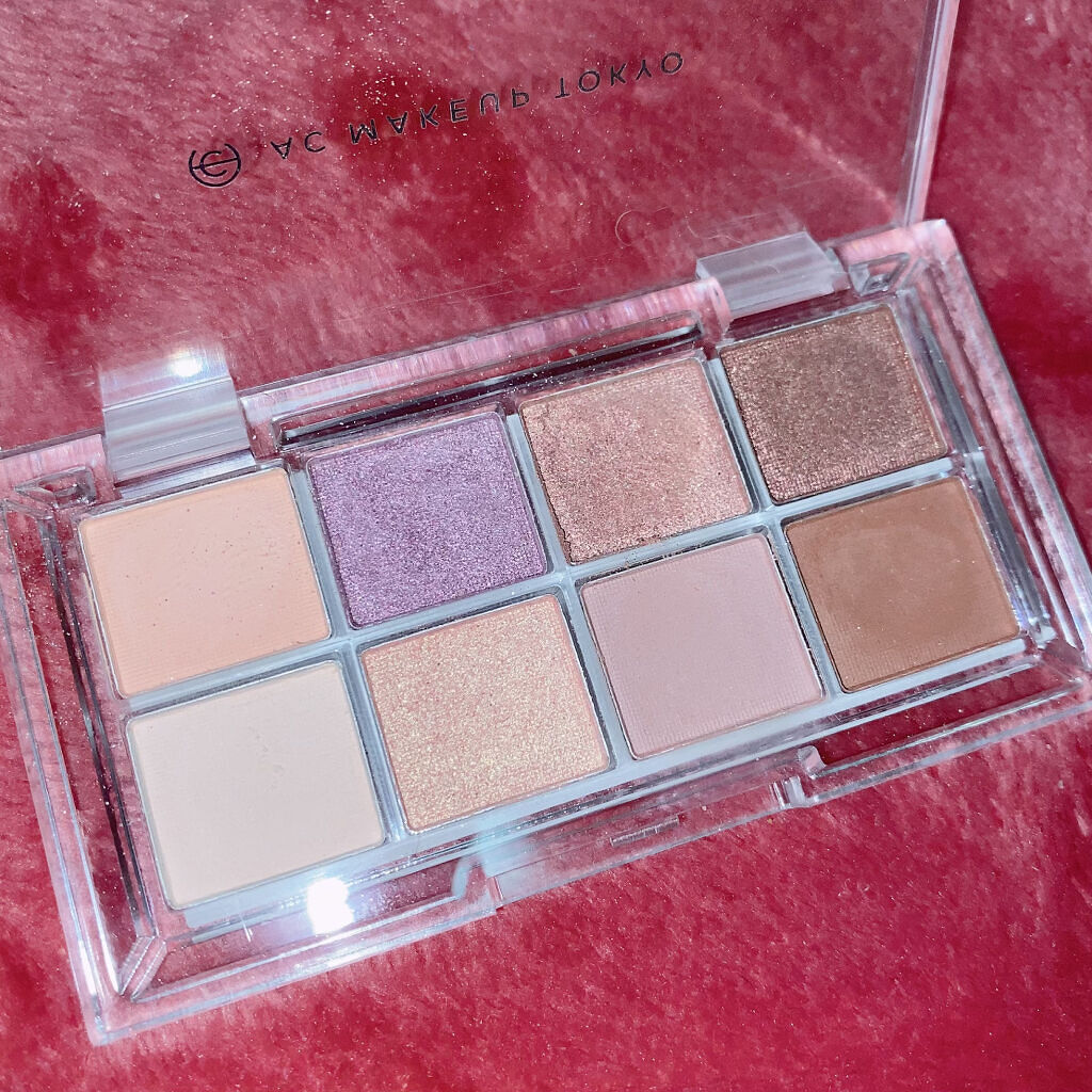 AC8カラーアイパレット/セリア/アイシャドウパレットを使ったクチコミ（2枚目）