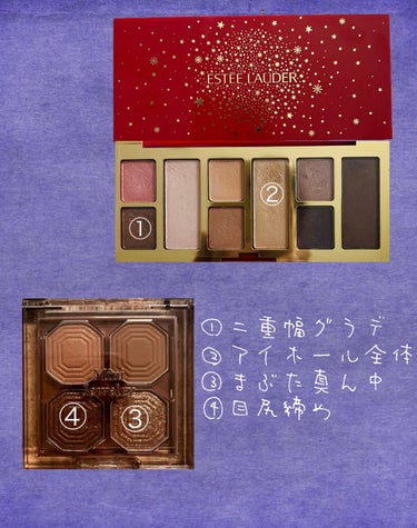 メークアップ コレクション 2022/ESTEE LAUDER/メイクアップキットを使ったクチコミ（3枚目）