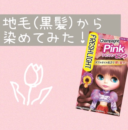 ミルキーヘアカラー/フレッシュライト/ヘアカラーを使ったクチコミ(1枚目)