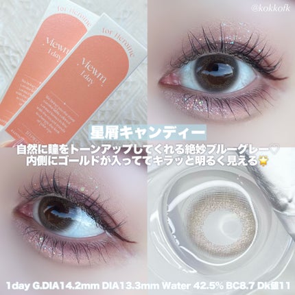 ビュームワンデー/ビューム/ワンデー(1DAY)カラコンを使ったクチコミ(2枚目)