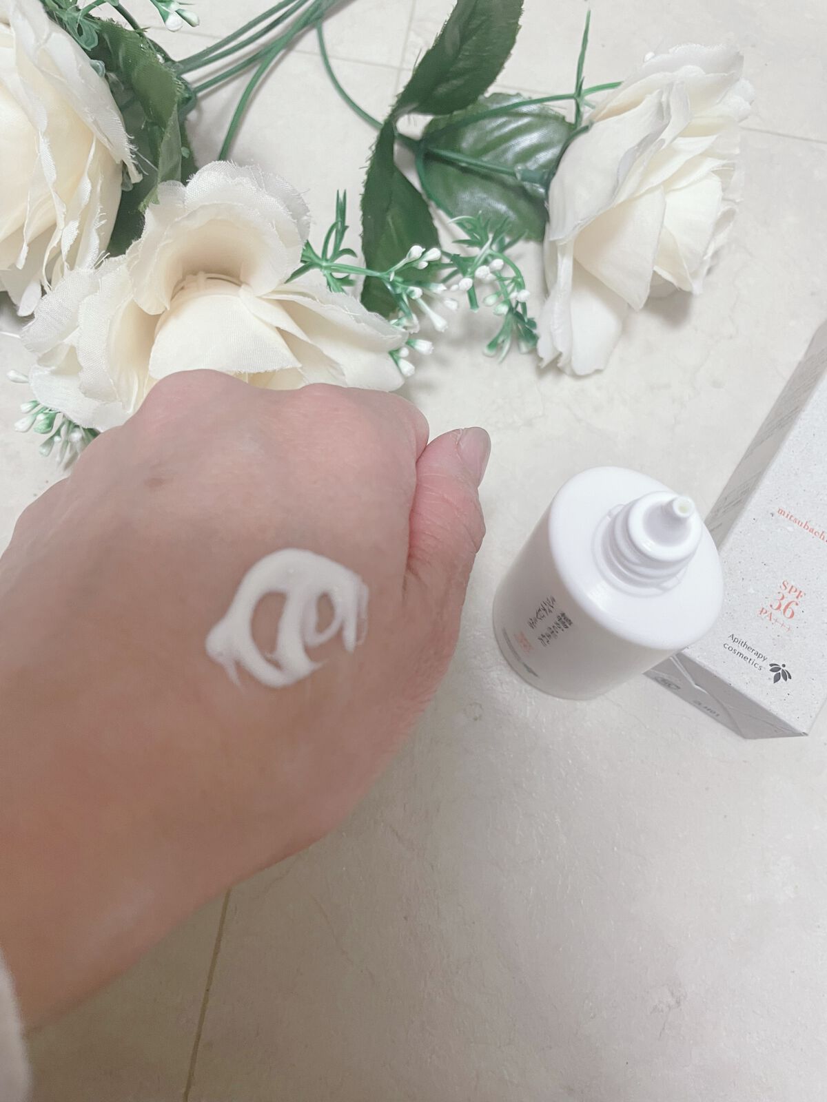 植物から生まれたミツバチUVミルク/アピセラピーコスメティクス/日焼け止めミルクを使ったクチコミ（3枚目）