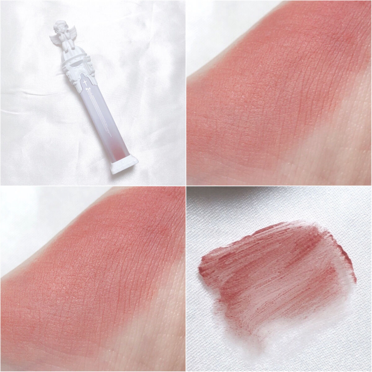 リトルエンジェルフェザーマットリップ/FlowerKnows/口紅を使ったクチコミ（2枚目）