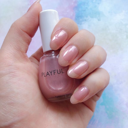 プレイフル プリズムモイストコート/PLAYFUL/オールインワンネイルを使ったクチコミ(5枚目)