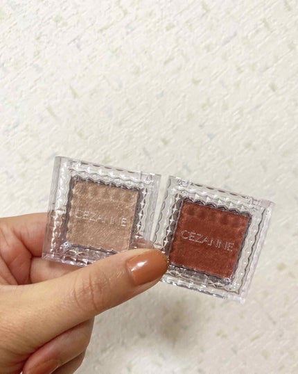 シングルカラーアイシャドウ/CEZANNE/単色アイシャドウを使ったクチコミ(1枚目)