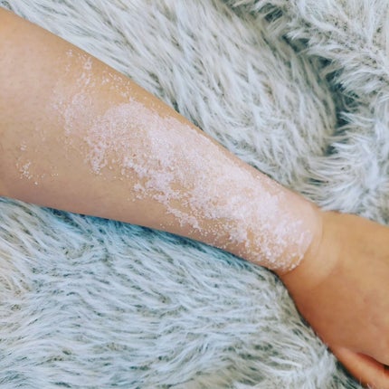 Q+Me スウィート ボム タラソ スクラブ/AGARISM/バスト・ヒップケアを使ったクチコミ(5枚目)