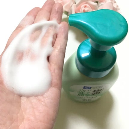 極潤 ハトムギ泡洗顔/肌ラボ/泡洗顔を使ったクチコミ(4枚目)