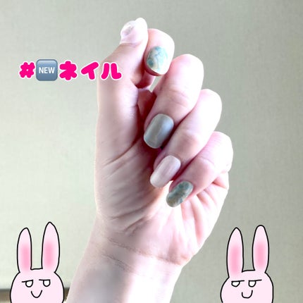 セミキュアジェルネイル(ハンド)/ohora/ネイルシールを使ったクチコミ(1枚目)