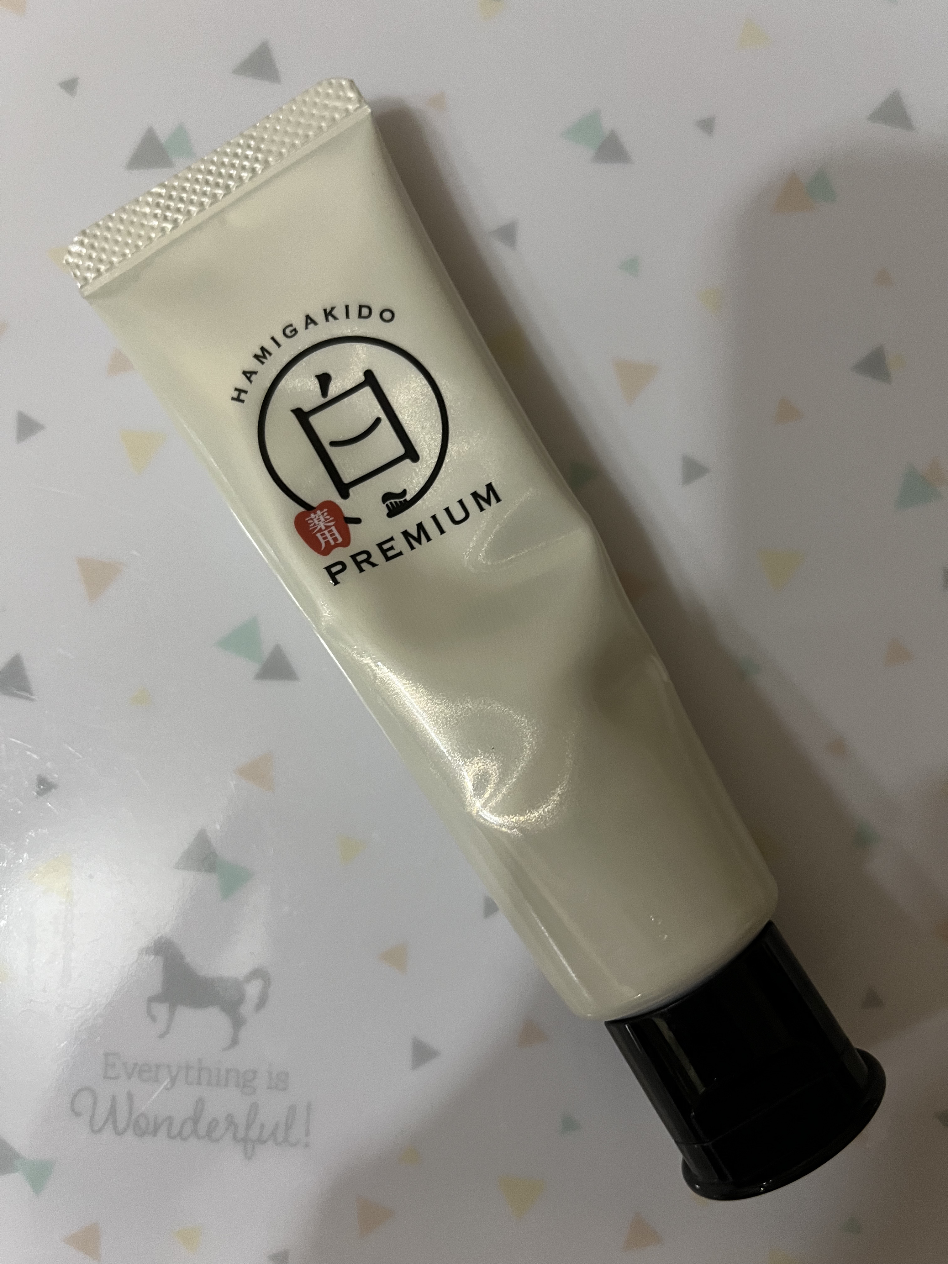 歯磨き堂 薬用ホワイトニングペースト プレミアム/歯磨き堂/歯磨き粉を使ったクチコミ（1枚目）